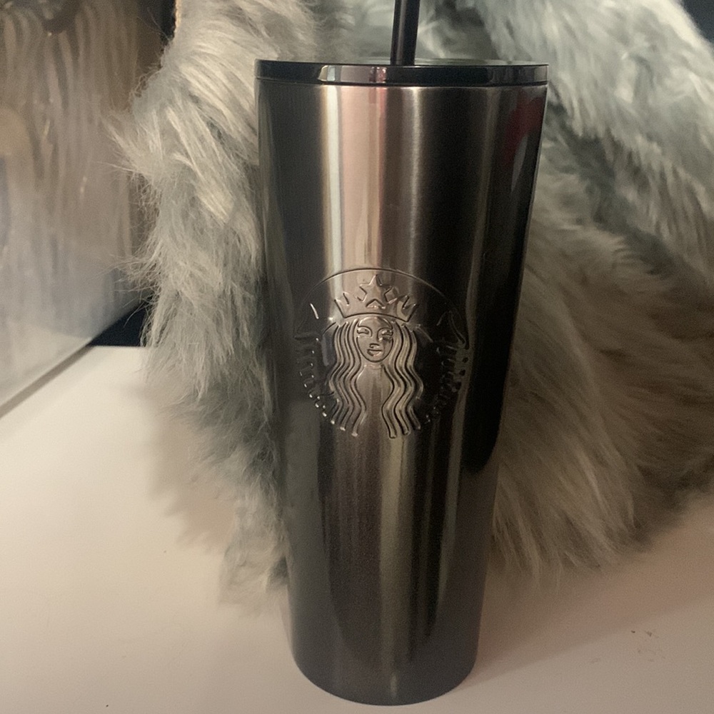 NWT STARBUCKS VENTI CHROME TUMBLER